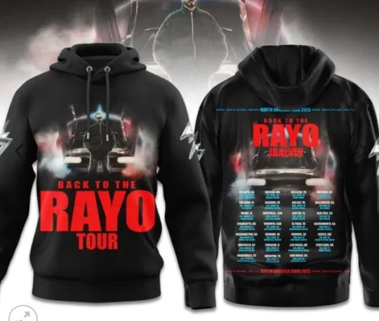 J Balvin Back To The Rayo Tour 2025 Hoodie