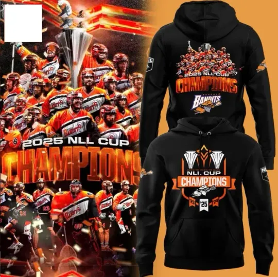 Discover Buffalo Ban-dits Champions 2025 Black 3D Hoodie Shirt GLC064154