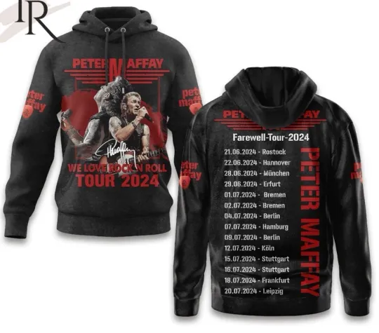 Discover Peter Maffay Farewell Tour Hoodie 3D ALl over print GLC059477