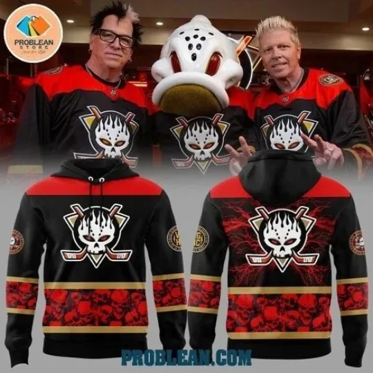 Discover Anahejm Ducks Come Out And Play Night Hoodie