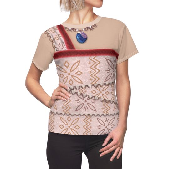Discover Moana 2 Women's Shirt, Moana Character Costume Adult, Chieftess of Motunui Inspired Cosplay