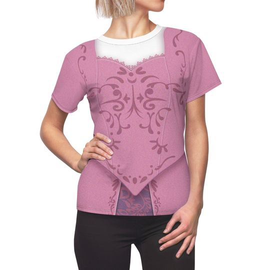 Rapunzel Pink Women Shirt, Tangled Costume, Tangled Shirt, Adult Rapunzel Costume