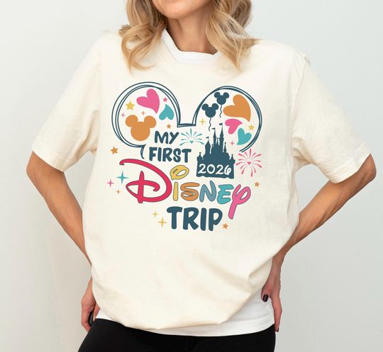 Discover My First Disney Trip 2026 Shirt, Disneyland Family Vacation Shirt, Disney Castle Shirt, Disney Family Trip Shirt, Magic Kingdom Sweatshirt