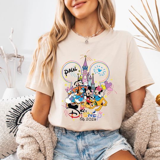 Discover Disney Trip 2026 Shirt, Custom Mickey & Friends Trip T-shirt, Custom Family Trip Sweatshirt, Magic Kingdom Hoodie, Disneyland Vacation Tees