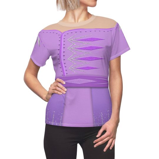 Discover Frozen 2 Costume, Queen Elsa Purple Ceremony Women Shirt, Frozen Shirt, Elsa Disney Costume, Disney Shirt for Women, Disney Princess Shirt