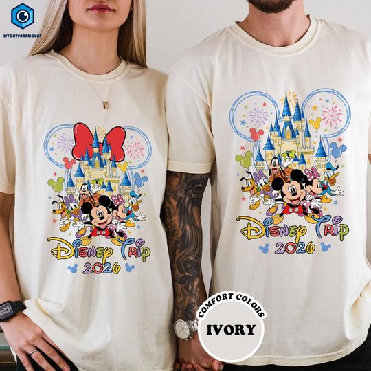 Discover Family Disneytrip 2026 Shirts, Disneyworld 2026 Family Shirts, Family Vacation Trip Shirt, Mickey Minni Disneytrip 2026 Matching Tee