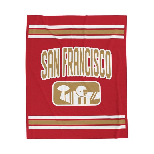 San Francisco Football Blanket