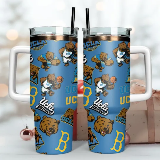 Discover UCLA Basketball Custom 40oz Stainless Steel Tumbler With Handle Gift