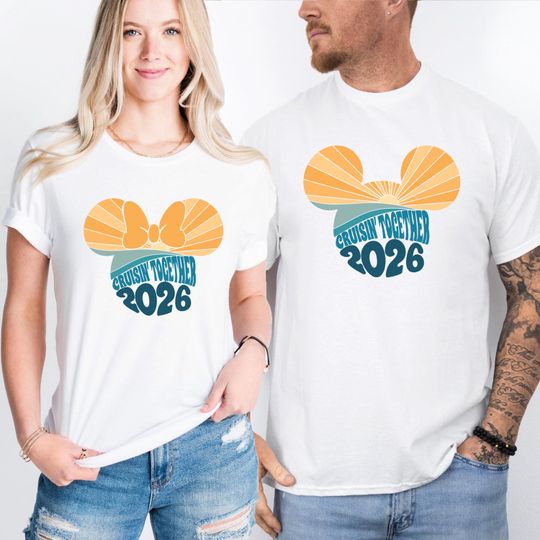 Discover Disney Cruising 2026 Shirt, Mickey Family Cruise T-Shirt, Disney Cruise Crew, Disney Wonder, Fantasy, Wish, Magic, Dream, Treasure Cruise