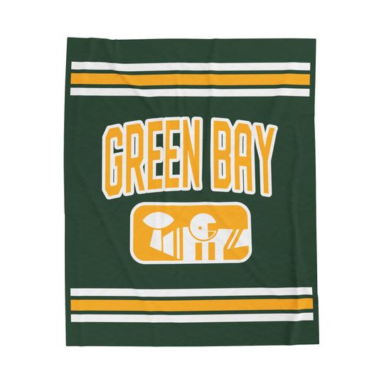 Discover Green Bay Football Blanket