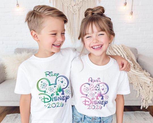 Discover Disney 2026 Trip Shirt, Custom Mickey 2026 T-Shirt, Magic Kingdom Trip Tee, Epcot Vacation Shirt, Mickey Family Vacation Shirt