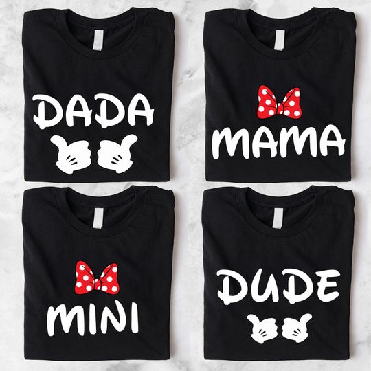 Discover Custom Disney Trip 2026 Shirt, Disneyland Tees, Mickey Family Shirts, Personalized Minnie Tee, Disney Birthday Shirt, WDW Trip Tees