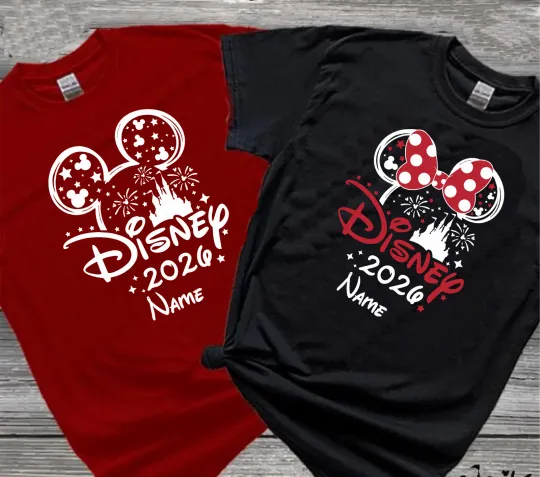 Discover Personalized Disney 2026 T-Shirt, Disney  Family Squad , Disneyland Unisex Gift
