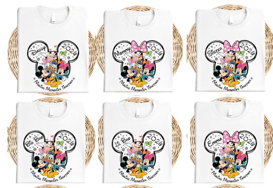 Discover Mickey Family Trip 2026 Shirt, Disney Matching Trip T-Shirt, Disneyworld Vacation Tee, Epcot 2026 Shirt, Magic Kingdom Tees