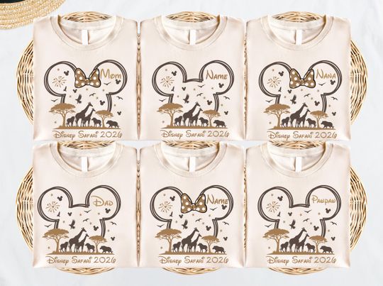 Disney Safari 2026 Shirt, Mickey Safari Shirt,  Animal Kingdom Tee, Disney Wild Trip Shirt, Wild About Disney Shirt, Disneyworld Trip