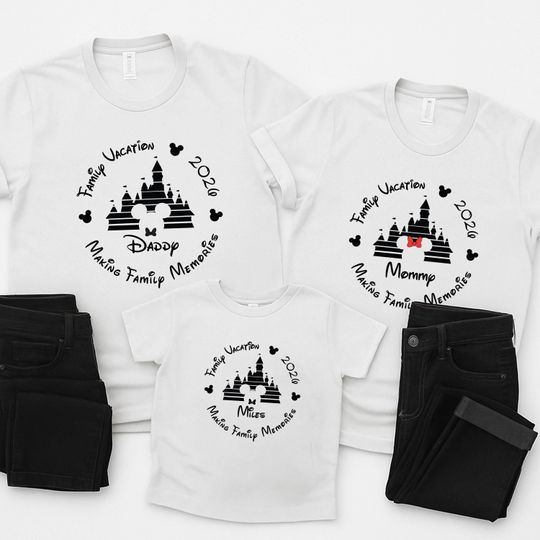 Discover Disney Family Trip 2026 Shirt, Custom Mickey Vacation Tee, Disneyland Disneyland Family Squad T-Shirt, Magic Kingdom Shirt