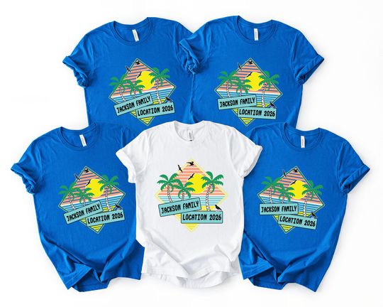 Discover Family Vacation Shirts, Custom Family Trip Tees, Matching Family Vacation Shirts, Beach & Cruise Travel Shirts, Vacation 2026