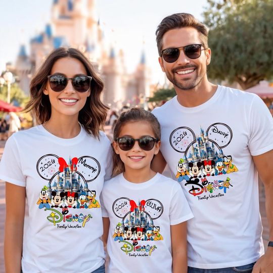 Discover Disney Family Vacation 2026, Disney Family Trip, Disney Matching Shirts, Family Vacation Shirt, Disney Vacation Shirt, Personalized Tee