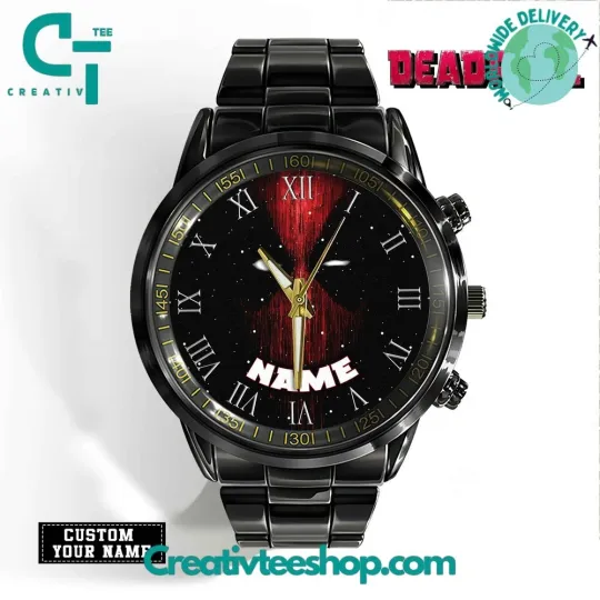 Discover Custom Deadpool Stainless Steel Calendar Watch