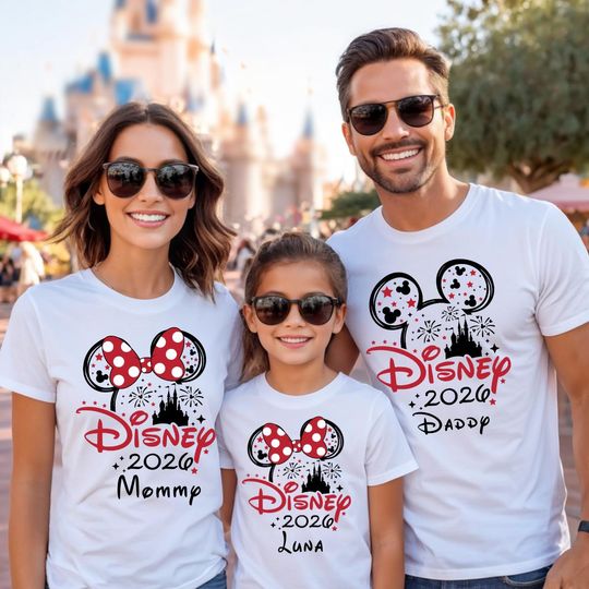 Discover Disney 2026 shirt, Disneyland Family Vacation 2026 Shirt, Custom Disney Family Shirt, Disney Family Trip Shirt, Disney Family Vacation Shirt