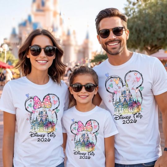 Discover Disney 2026 Personalization Shirts, Disney Family Shirts, Disneyworld 2026 Family Shirts, Disney Vacation 2026 Trip Shirt, Disney shirt