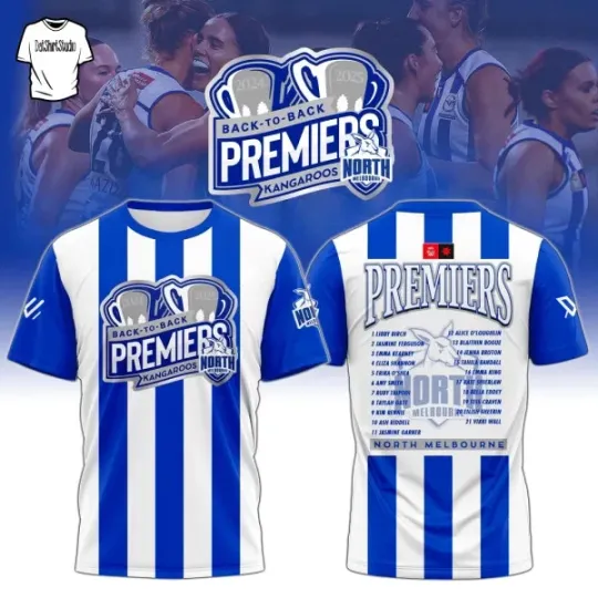 Discover Melbourne Football 2025 Women's Champions T-Shirt 3D Footy Fan Merch