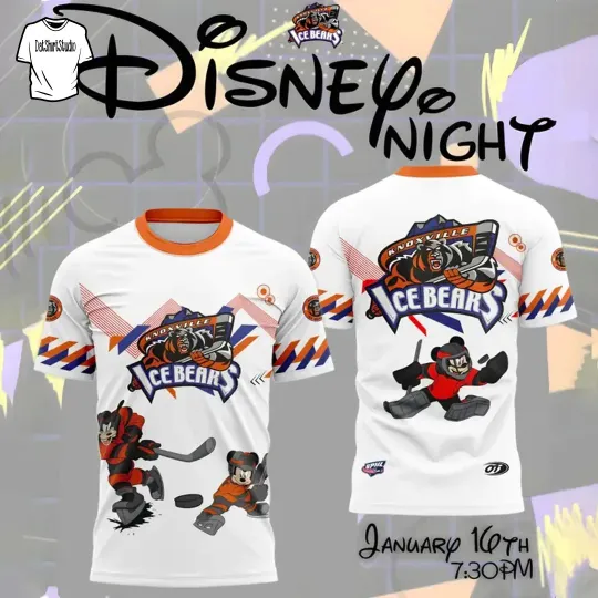 Discover Bear Mascot and Cartoon Character Special Edition Graphic T-Shirt 3D