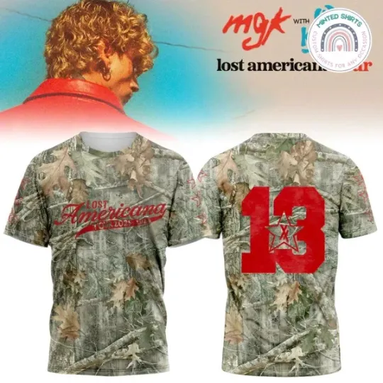 Discover Machine Gun Kelly and Wiz Khalifa Lost American Tour T-Shirt 3D
