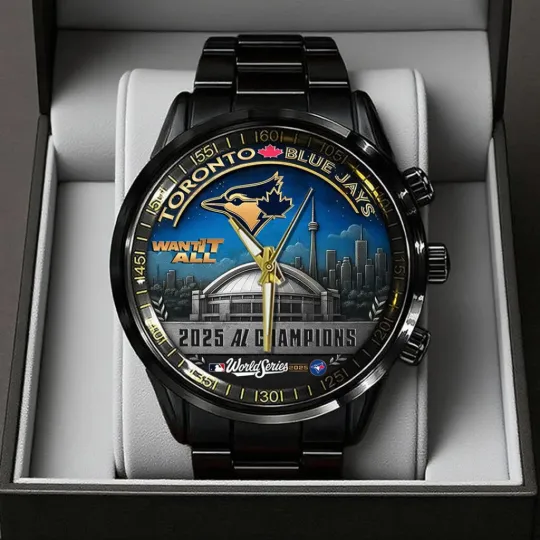 Discover Blue Jays WinCraft 2025 American League Champions Black Stainless Steel