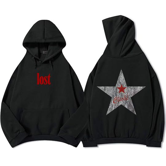2025 Album Lost Americana Hoodies Machine Gun Kelly Mgk Sweatshirts Long Sleeve Casual