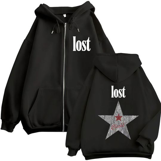 Mgk Lost Americana Logo 2025 Zipper Hoodie