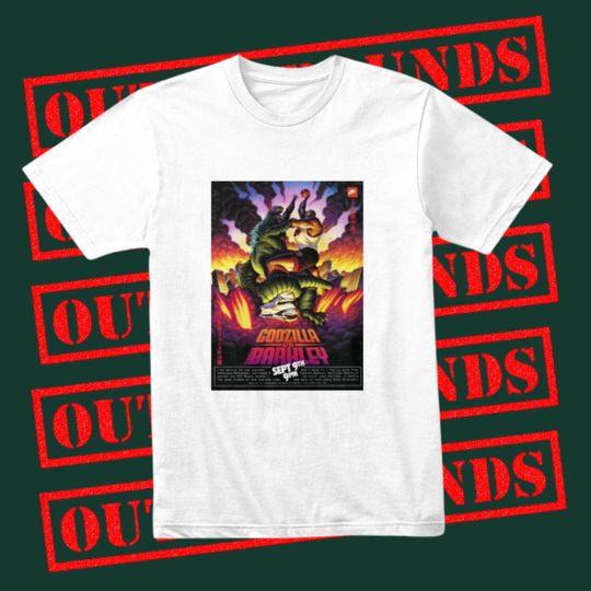 Discover Charles Barkley Vs god zilla T Shirt