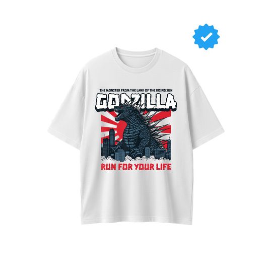 Monster god zilla Run for Your Life T-Shirt