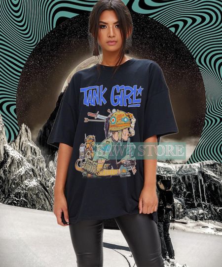 Discover Tank Girl Vintage T-Shirt, 90s Retro Tee, Fan Merchandise, Graphic Tee, Unique Gift