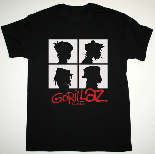 Discover VTG Gorillaz Band Demon Days  T-Shirt Men Women