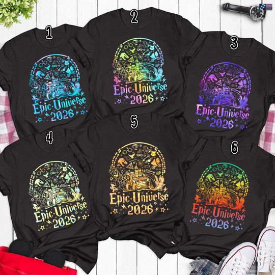 Discover Epic Universe 2026 Shirt, Universe Epic Family Shirt, Disneyland Trip, Orlando Park Epic Universe Shirt, Universal Studio Tee