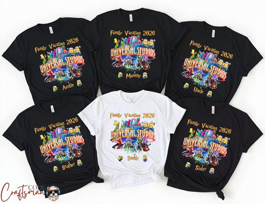 Discover Universal Studios Family Vacation 2026, Vacation Shirt to Universal Studios 2026, Universal Studios Shirt,Universal Studios Trip Shirt