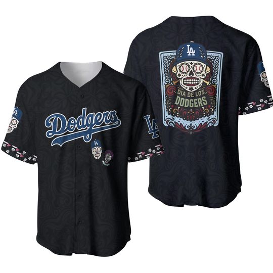 Dia De Los Dodgers 2025 Baseball Jersey Full Print 3D