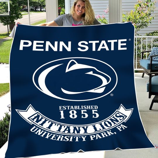 Penn State Nittany Lions Plush Blanket, Soft & Warm