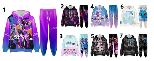 Cosplay Demon Hunters Hoodie Jogger