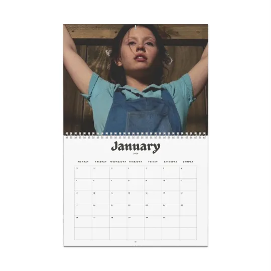 Discover 2026 Wall Calendar - Mia Goth, X Trilogy, Pearl, Maxine - Horror Movies