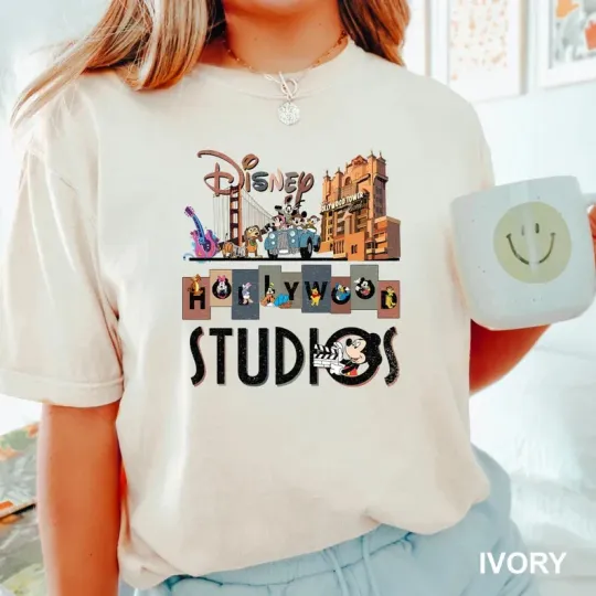 Discover Disney Hollywood Studios Ivory Comfort Colors T-shirt