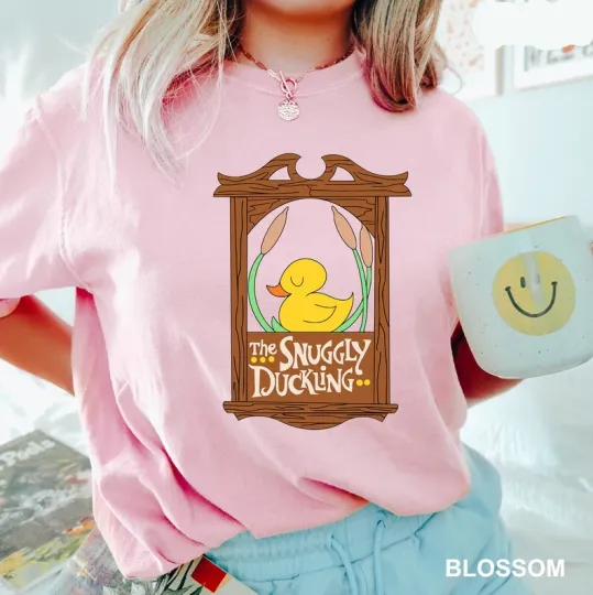 Disney Tangled Snuggly Duckling Disneyworld Blossom Comfort Colors T-shirt
