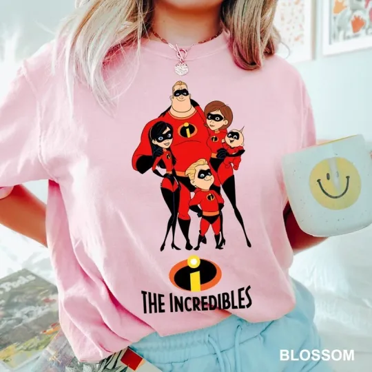 Discover Disney Pixar The Incredibles Blossom Comfort Colors T-shirt