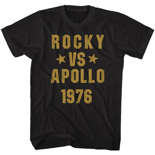 Discover Rocky Rocky Vs Apollo Black Adult T-Shirt