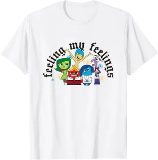 Discover Disney Pixar Inside Out 2 Feeling My Feelings Cast T-Shirt for Men Women