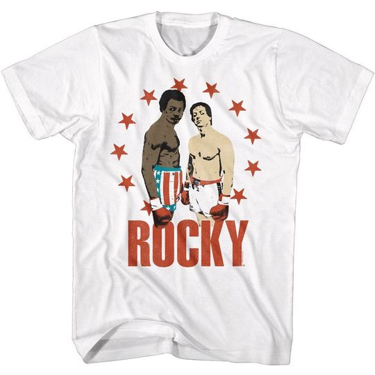 Discover Rocky Star Circle White T-Shirt