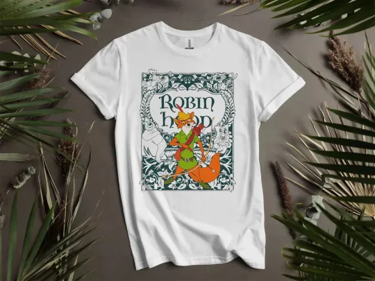 Discover Disney Robin Hood 1973 Characters T-shirt T Shirt Men Women Unisex Tshirt