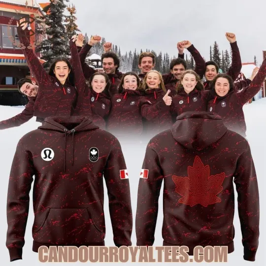 Discover CANADA TEAM MILANO CORTINA 2026, 3D HOODIE, AOP