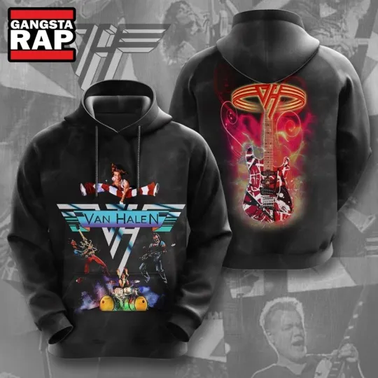 Discover van Rock Band Graphics 3D Hoodie Unisex Fan Gift